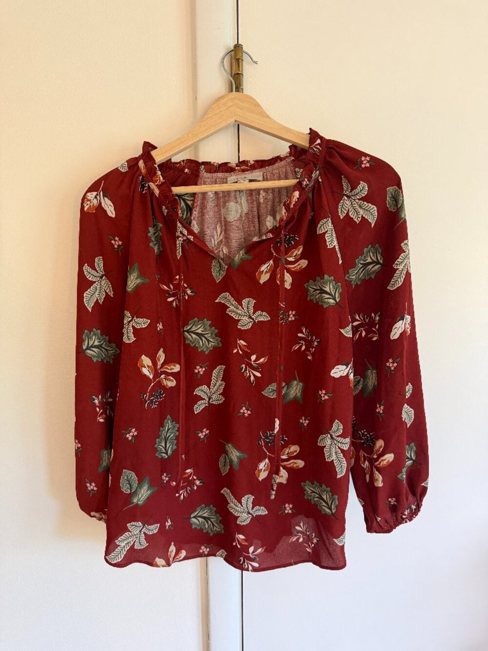 Loft Blouse red size S